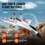 RC flyflyke Epp Foam RC Plane Toy 2.4GHz Fjernbetjening 3D/6G