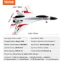 RC Plane, 2.4GHZ 4 Channel Remote Control Airplane with 6-Axis Gyro Stabilizer, Ready to Fly Fighter Aircraft Plane Toy with 2 B