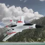RC Plane, 2.4GHZ 4 Channel Remote Control Airplane with 6-Axis Gyro Stabilizer, Ready to Fly Fighter Aircraft Plane Toy with 2 B