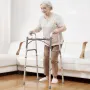 Foldende Walker Aluminium Mobility Walker Aid med justerbar