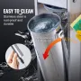 Manual Sausage Stuffer, 7 L / 15 LBS Vertical Sausage Machine, Dual-Speed Meat Stuffer, Made of Food-Grade 304 Stainless Steel, 