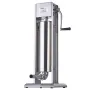 Manual Sausage Stuffer, 7 L / 15 LBS Vertical Sausage Machine, Dual-Speed Meat Stuffer, Made of Food-Grade 304 Stainless Steel, 