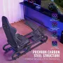 Racing Wheel Stand For Logitech G923/G920/G29, Heavy Duty Steel Driving Simulator Cockpit-Thrustmaster T248P, Steering Wheel Bra