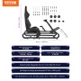 Racing Wheel Stand For Logitech G923/G920/G29, Heavy Duty Steel Driving Simulator Cockpit-Thrustmaster T248P, Steering Wheel Bra