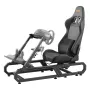 Racing Wheel Stand For Logitech G923/G920/G29, Heavy Duty Steel Driving Simulator Cockpit-Thrustmaster T248P, Steering Wheel Bra