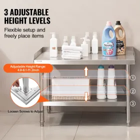 711.2MM Adjustable Furniture Legs, Square Reinforced Steel Office Table legs Set of 2 for DIY, Max Load 453.6KG Heavy Duty Desk