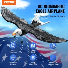 RC -fly Biomimetisk Eagle EPP Foam RC Plan Toy 2.4 GHz Fjernbetjening