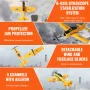 RC Plane, 2.4GHZ 4 Channel Remote Control Airplane with 6-Axis Gyro Stabilizer, Ready to Fly Trainer Aircraft Plane Toy with 2 B
