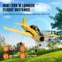 RC Plane, 2.4GHZ 4 Channel Remote Control Airplane with 6-Axis Gyro Stabilizer, Ready to Fly Trainer Aircraft Plane Toy with 2 B