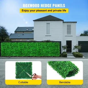 Kunstig Buksbompanel UV 48 stk. 