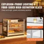 2-lags kommerciel madvarmer Display bordplade Pizza Kabinet med