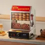 Kommerciel hotdog dampbåd 2-lags elektrisk bolle varmere 27L