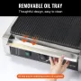 Kommerciel Panini Press Grill Electric Sandwich Maker Griddle