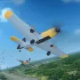 RC Plane, 2.4GHZ 3 Channel Remote Control Airplane with 6-Axis Gyro Stabilizer, Ready to Fly Fighter Aircraft Plane Toy with 2 B