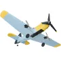 RC Plane, 2.4GHZ 3 Channel Remote Control Airplane with 6-Axis Gyro Stabilizer, Ready to Fly Fighter Aircraft Plane Toy with 2 B