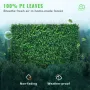 Artificial Boxwood Panel 24" X 16" UV 24pcs Boxwood Hedge Wall Panels Artificial Grass Backdrop Wall 4 cm Green Grass Wall, Fake