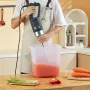 Commercial Immersion Blender, 750 Watt Heavy Duty Hand Mixer, Variable Speed Kitchen Stick Mixer with 304 Stainless Steel Blade,