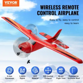 RC -fly EPP skum RC -plan legetøj med 2,4 GHz fjernbetjening 2