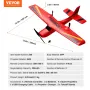 RC Plane, 2.4GHZ 2 Channel Remote Control Airplane with 6-Axis Gyro Stabilizer, Ready to Fly Aircraft Plane Toys with 2 Batterie