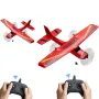 RC Plane, 2.4GHZ 2 Channel Remote Control Airplane with 6-Axis Gyro Stabilizer, Ready to Fly Aircraft Plane Toys with 2 Batterie