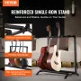 5-rum guitar stand et gulvstående sammenfoldeligt rack hold op