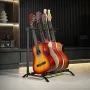 5-rum guitar stand et gulvstående sammenfoldeligt rack hold op