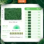 Artificial Boxwood Panel 24" X 16" UV 24pcs Boxwood Hedge Wall Panels Artificial Grass Backdrop Wall 4 cm Green Grass Wall, Fake