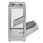 Commercial Nacho Chip Warmer, 80L Chip Warmer Machine with Heating Base and Warming Light, Nacho Machine with Deflection Board, 