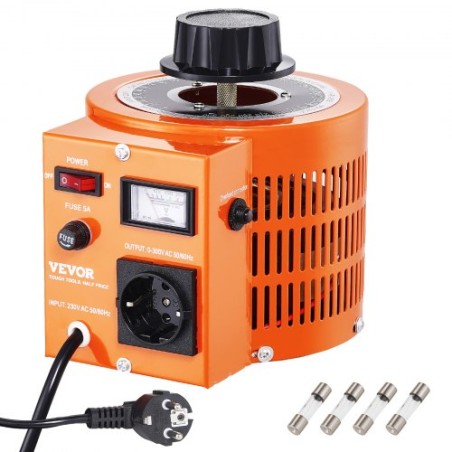 1000VA Variabel spændingstransformator 3.3A 0-300V AC Voltage Regulator CE