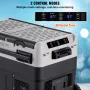 Portable Car Refrigerator, 12 Volt Car Refrigerator Fridge, 40 L / 42.3 qt Dual Zone Portable Freezer, -4℉-68℉ Adjustable Temper