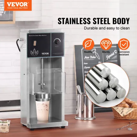 Ice Cream Blender 400W Ice Cream Mixer Stir Machine 304