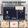 Ice Cream Blender 400W Ice Cream Mixer Stir Machine 304