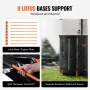 Collapsible Rain Barrel, 66 Gallon/250 L Portable Rain Water Collection Barrel, PVC Rainwater Collection System with Spigots and