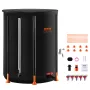 Collapsible Rain Barrel, 66 Gallon/250 L Portable Rain Water Collection Barrel, PVC Rainwater Collection System with Spigots and