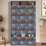 Media Storage Cabinet, Adjustable DVD Cabinet, CD Storage Holds up to 1080 CDs, Protects & Organizes Music, Movie, Video Games o