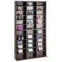 Media Storage Cabinet, Adjustable DVD Cabinet, CD Storage Holds up to 1080 CDs, Protects & Organizes Music, Movie, Video Games o