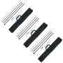 Fjerflagstangkit 3 -pakker Swooper Flag Pol 16,3 ft med
