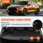 Retractable Cargo Cover for Chevrolet, Waterproof Trunk Cover Security Shield Shade for GMC Terrain + Chevrolet Equinox 2018-202
