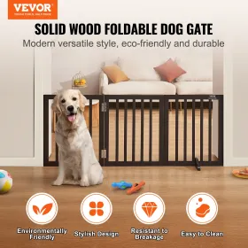 Fritstående hundeport 24x60 tommer fritstående kæledyrsport