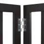 Free Standing Dog Gate, 24" H x 60" W Freestanding Pet Gate, 3 Panels Foldable Dog Gate for Wide and Narrow Passageways, Expanda