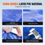 Bærbar vandopbevaringsblære 264 gallon 1000D PVC