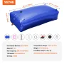 Bærbar vandopbevaringsblære 264 gallon 1000D PVC