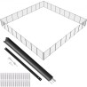 Pool Fence, 4 x 108 FT Pool Fences for Inground Pools, Removable Child Safety Pool Fencing, Easy DIY Installation Swimming Pool
