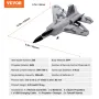 RC flyflyke Epp Foam RC Plane Legetøj med 2,4 GHz fjernbetjening