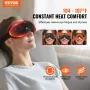 Eye Massager with Heat, Heated Eye Massage Mask with 5 Modes and Bluetooth Music, 180° Foldable Eye Care Massager for Migraines,