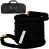 1-1/4" x 31.5' Kinetic Recovery & Tow Rope, 52,300 lbs, Heavy Duty Nylon Double Braided Kinetic Energy Rope, for Truck Off-Road