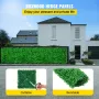 Artificial Boxwood Panel UV 6pcs Boxwood Hedge Wall Panels, Artificial Grass Backdrop Wall 20" X 20" 4 cm Green Grass Wall, Fake