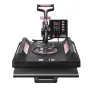 8 in 1 Heat Press Machine 38x38 cm 850.5 g Tumbler Press T-Shirts Black