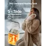 Towel Warmers for Bathroom, Towel Warmer Bucket with Child Lock & High-Temp Indicator & 24H Delay Timer & Auto Shut Off Fits up 