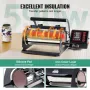 Tumbler Heat Press Machine, 11-30oz Mug Press, Heat Up Fast and Even, Tumbler Press with Sublimation Paper, Tape and Gloves, Tem
